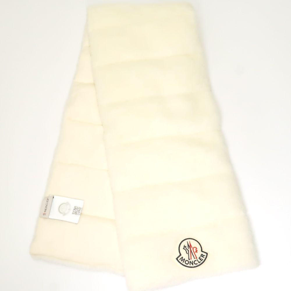 MONCLER ダウンマフラー SCIARPA F20933C51000 ボア ホワイト