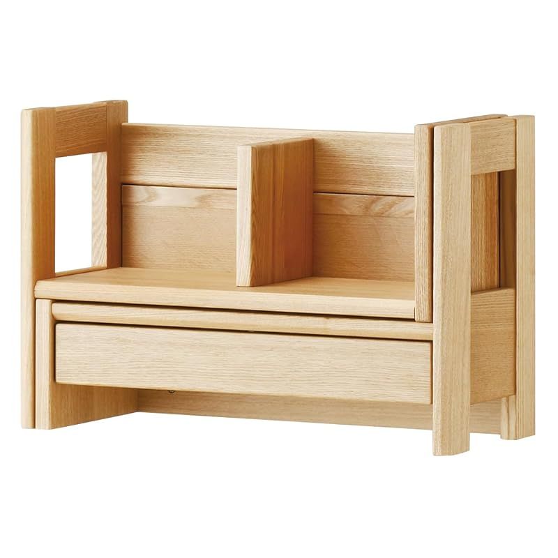 GS29 カリモク オーク材 サイド テーブル ナイト 引出し 付 kar/T3