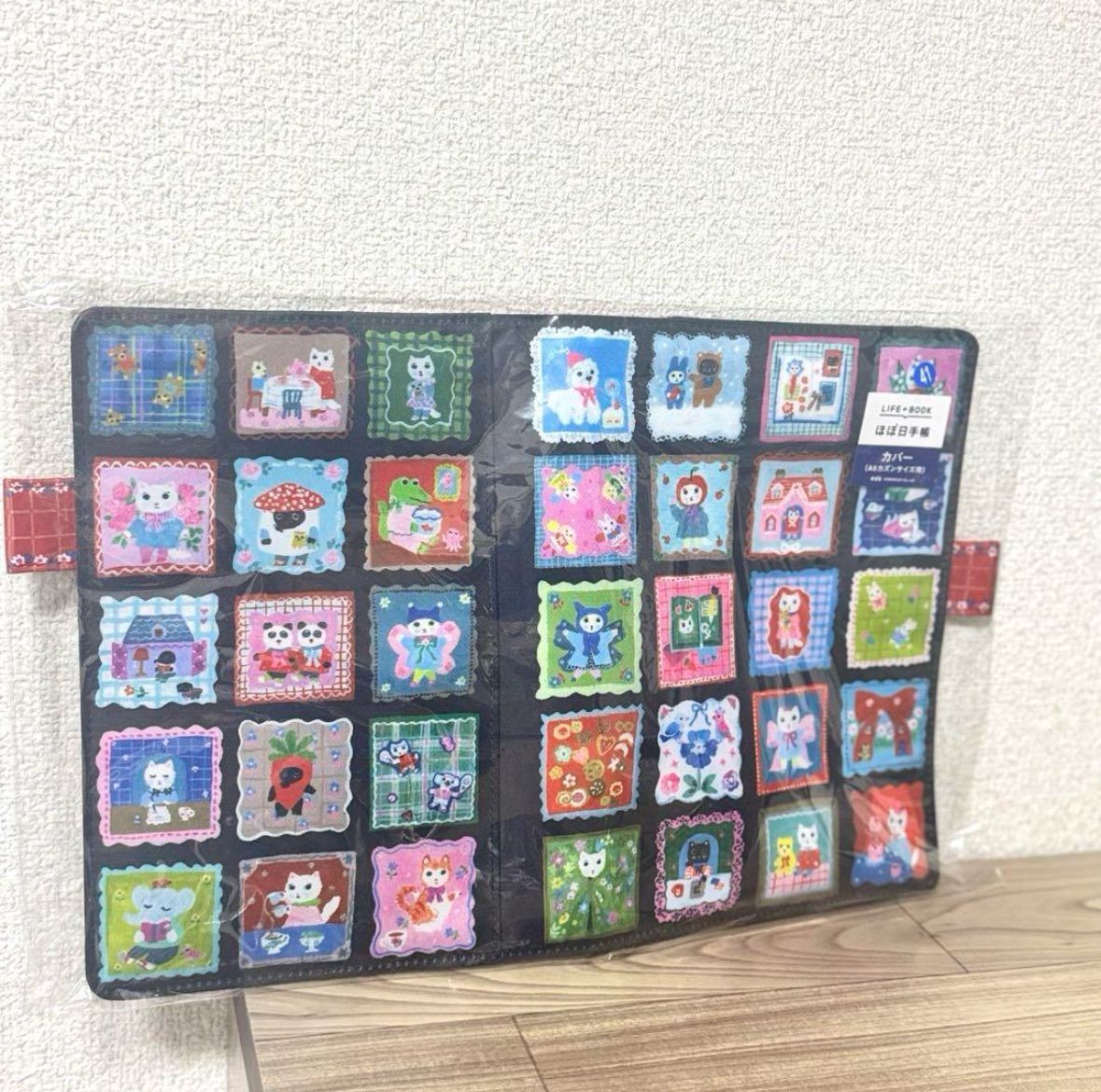 ほぼ日手帳カバー A5カズン サイズ 北岸由美 しろねこのまいにち