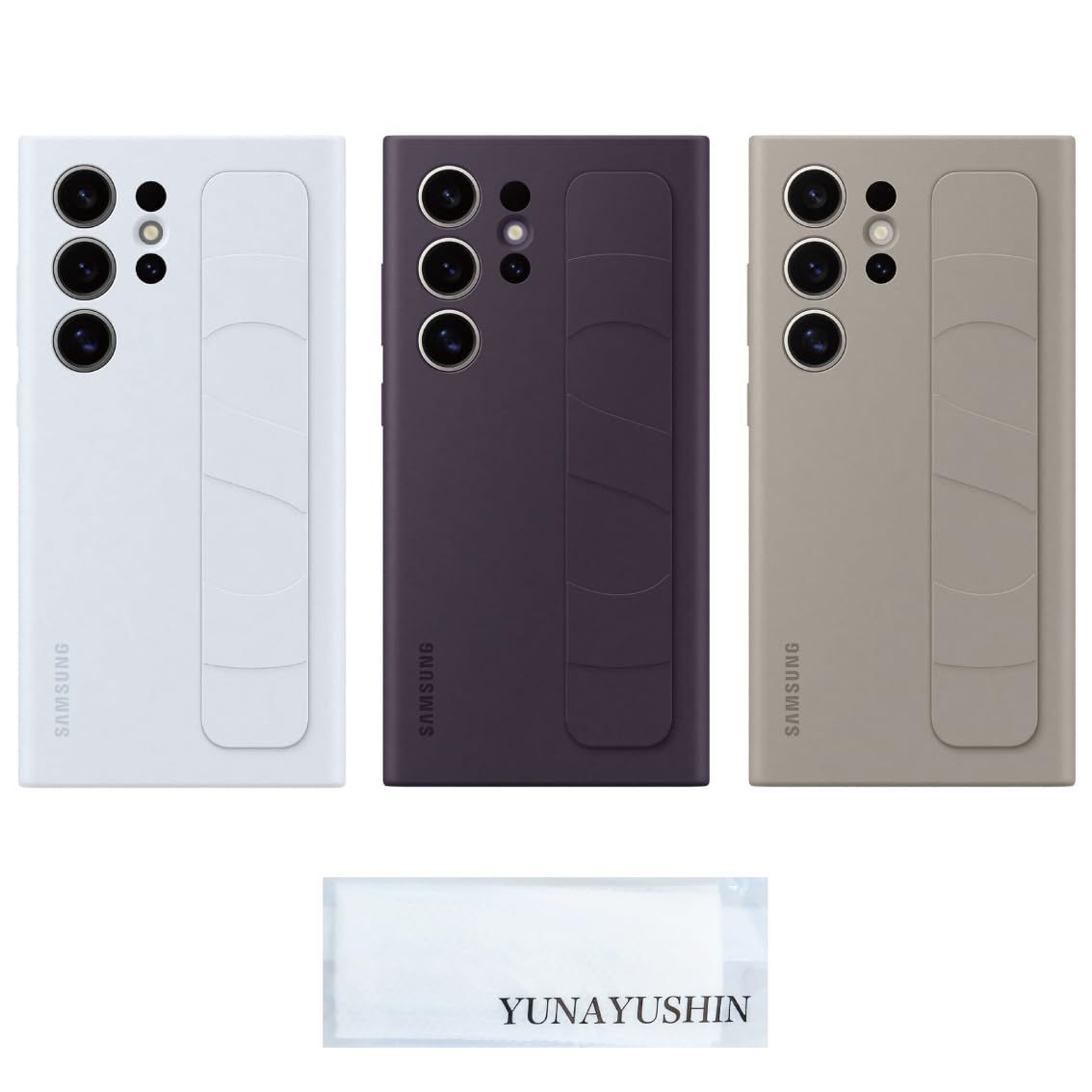 【数量限定】海外純正品 EF-GS928 Case YUNAYUSHINクリーナー Grip Standing ケース ケース セット グリップ スタンディング 純正 (ダークバイオレット) Ultra S24 Galaxy