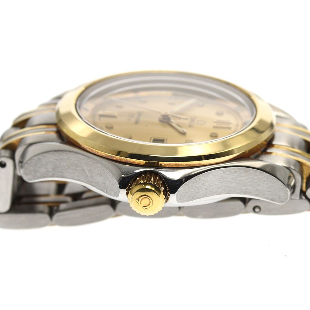 オメガ OMEGA 2371.10 シーマスター120 YGベゼル クォーツ レディース _916303 OMEGA - オメガ OMEGA 2371.10 シーマスター120 YGベゼル クォーツ
