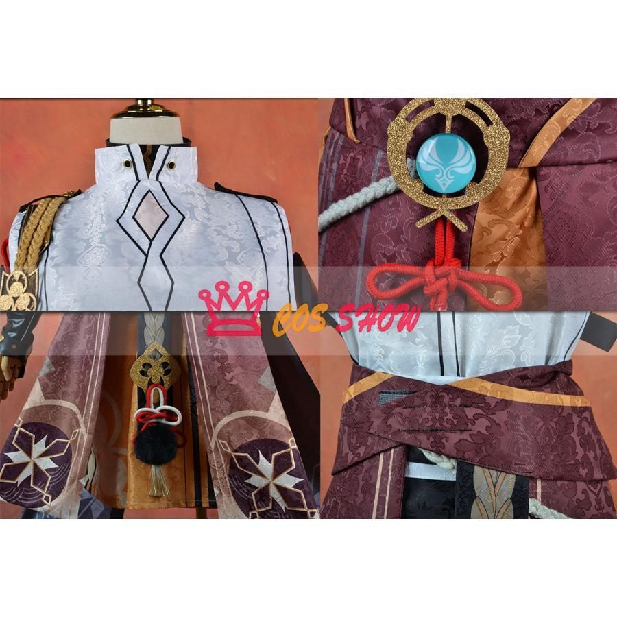 原神 鹿野院平蔵(しかのいんへいぞう) 高級感コスプレ衣装フルセット
