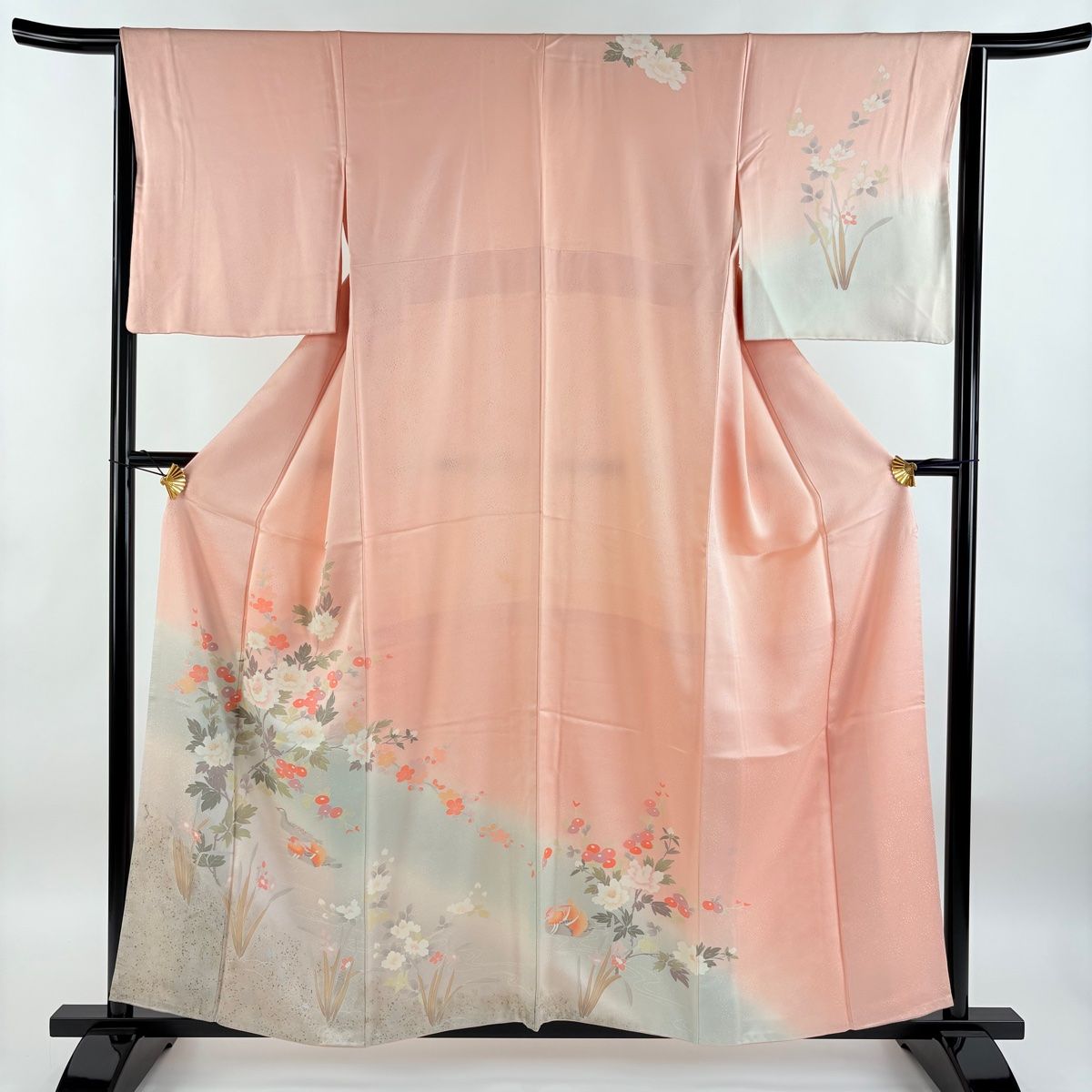 あ*み様 【オークション】ピンク訪問着セット 裄丈65cm 正絹 袷　七五三や入 楽天市場】訪問着 レンタル 正絹 七五三 mtu_123 MR-1011 琳派