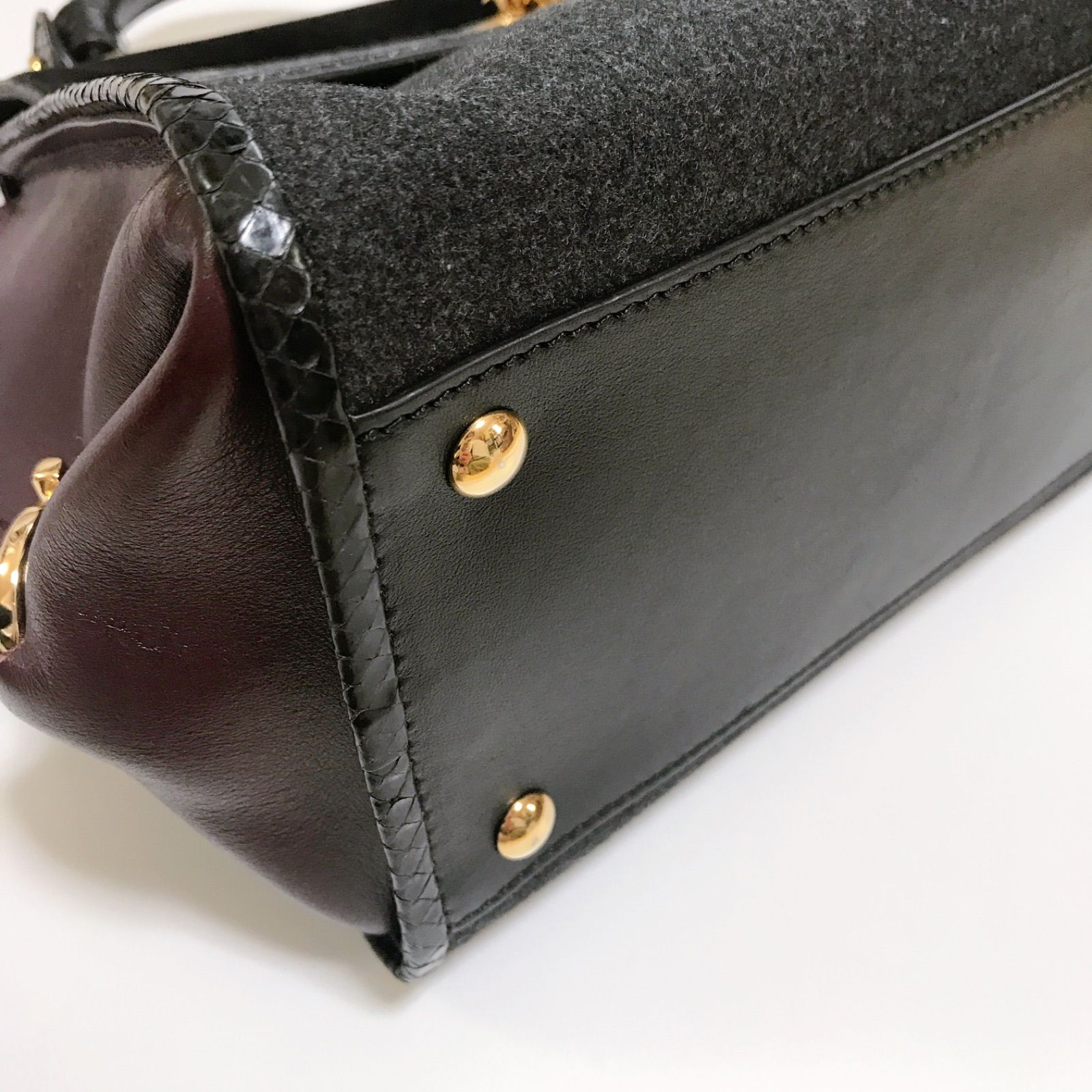 Ferragamo フェラガモ ガンチーニ2way ソフィア上品コーデ トップ 