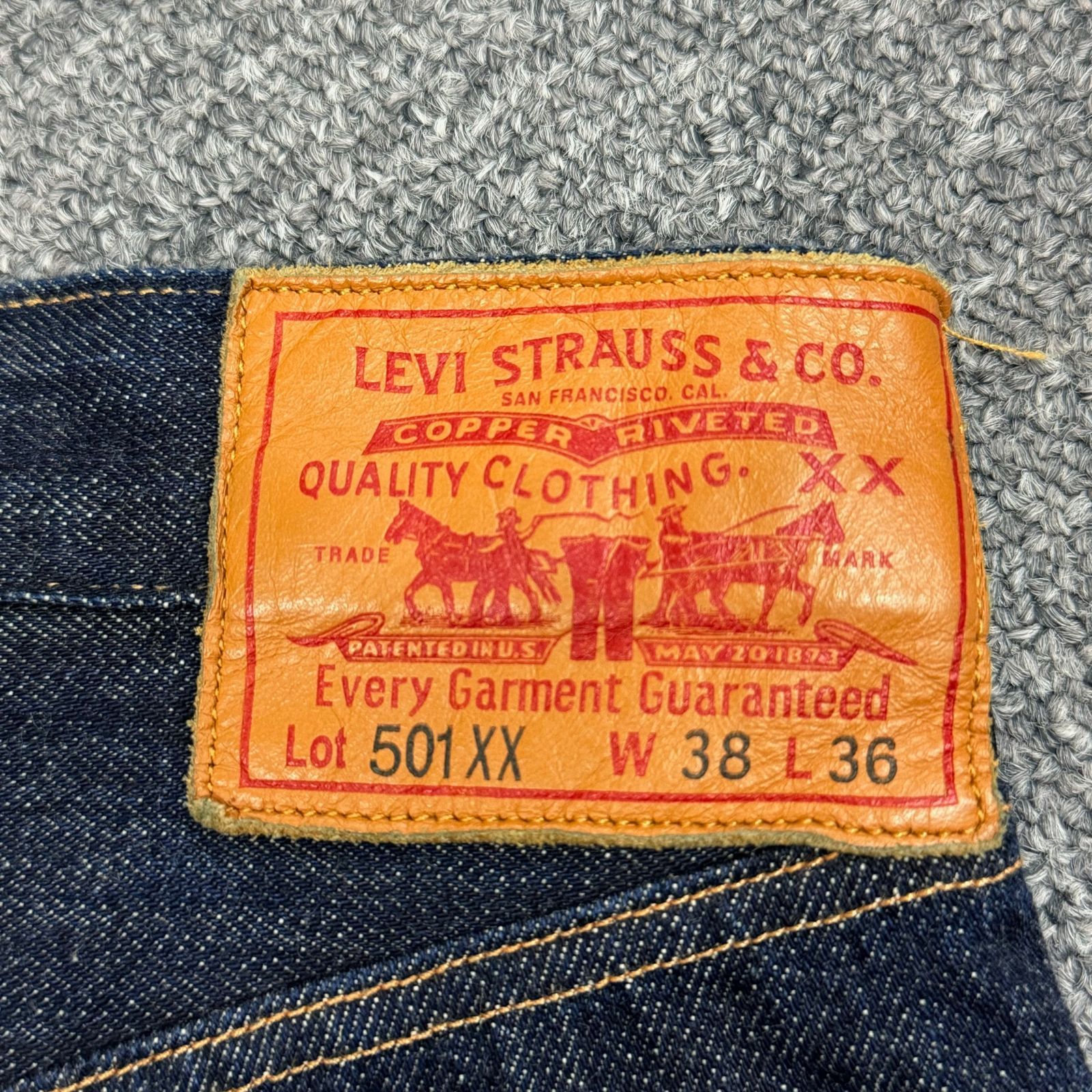 Levi's Vintage Clothing 501XX 1915年モデル 復刻 リジット