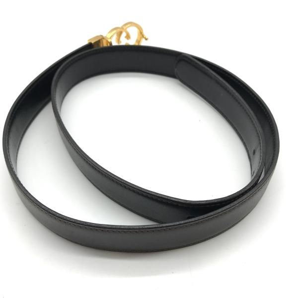 【美品】GUCCI オールドグッチ ベルト ゴールド ブラック イタリア製 15 Yahoo!オークション -「オールドグッチ ベルト」の落札相場