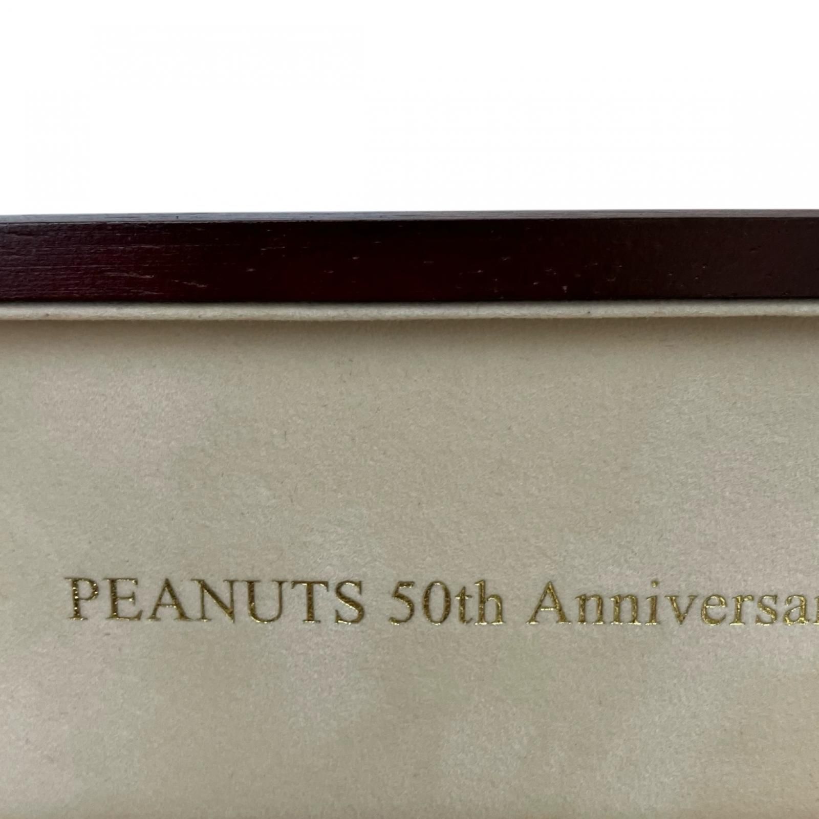 186000 現状品 PEANUTS 50th Anniversary 腕時計 CHARLES M.SCHULZ 50 