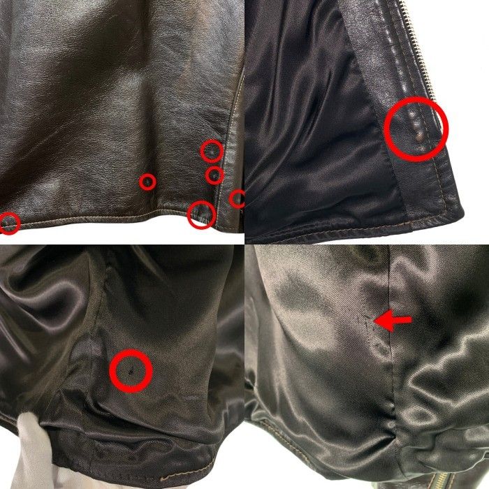 Buco ブコ J-100 ホースハイド シングルライダースジャケット ブラック