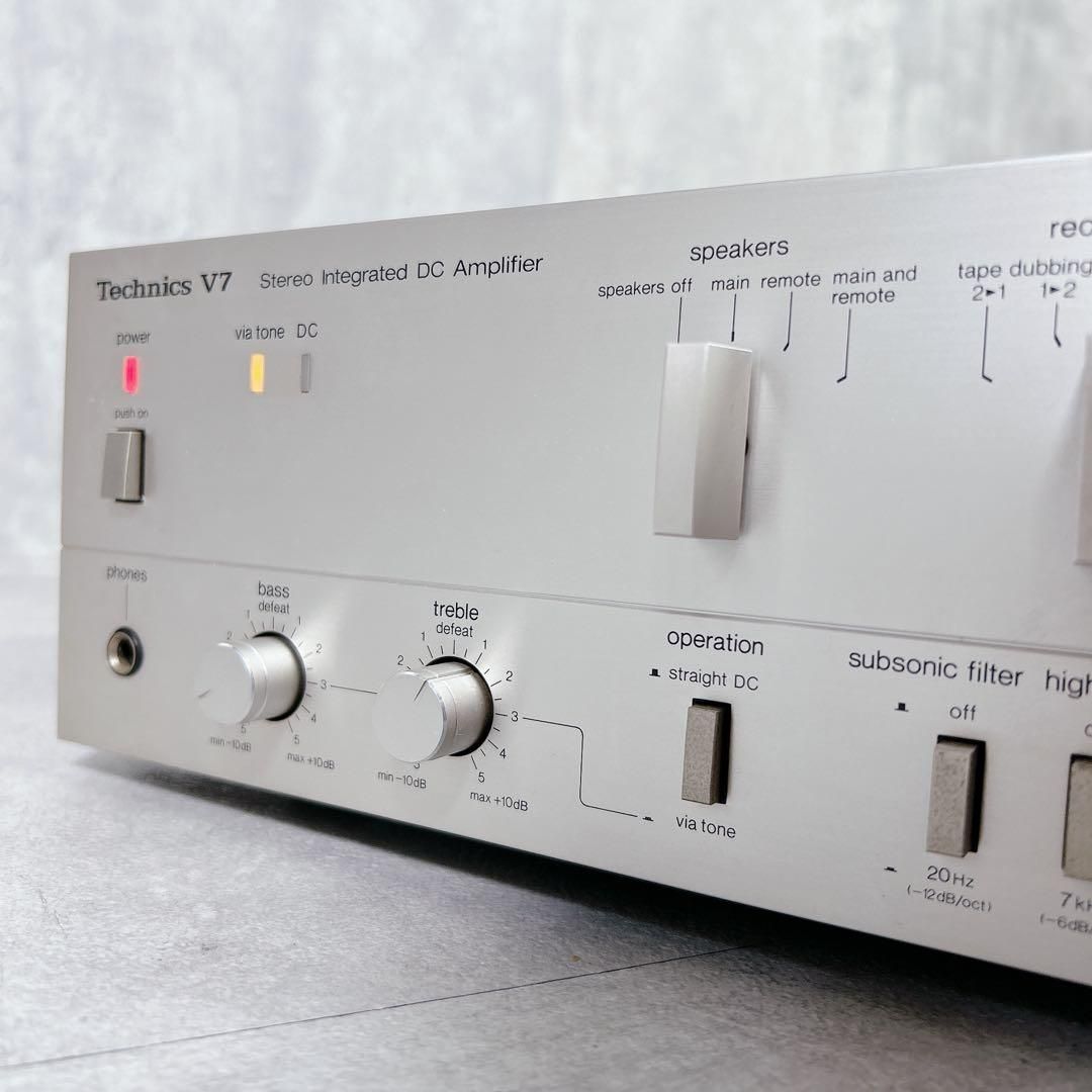 X871 テクニクス SU-V7 プリメインアンプ インテグレーテッドDCアンプ Technics/Panasonic SU-V7の仕様 テクニクス/パナソニック