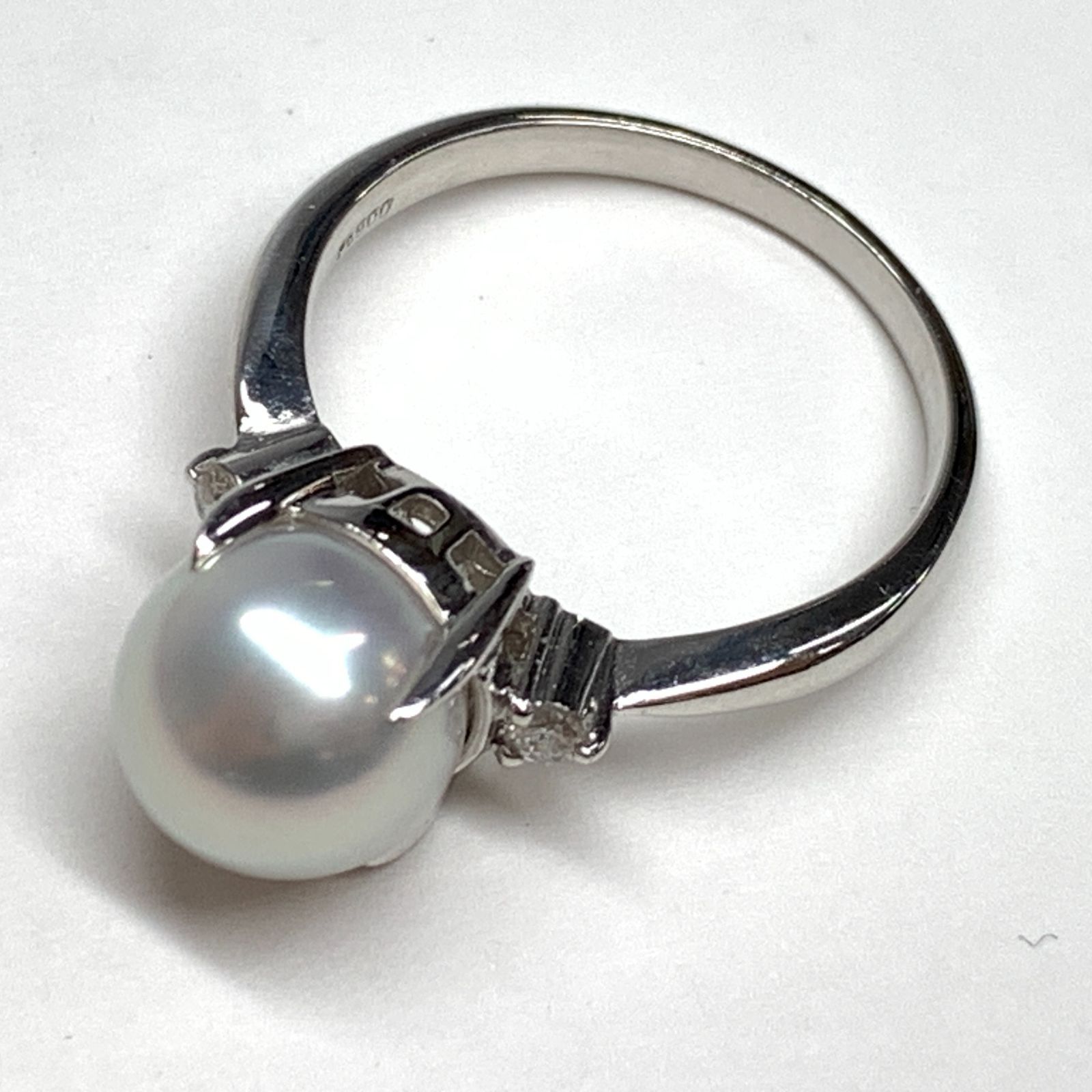 プラチナ900 リング アコヤパール 8.4mm 