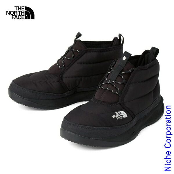ノースフェイス ヌプシ チャッカ レディース KK TNFブラックxTNFブラック 26.0 cm
