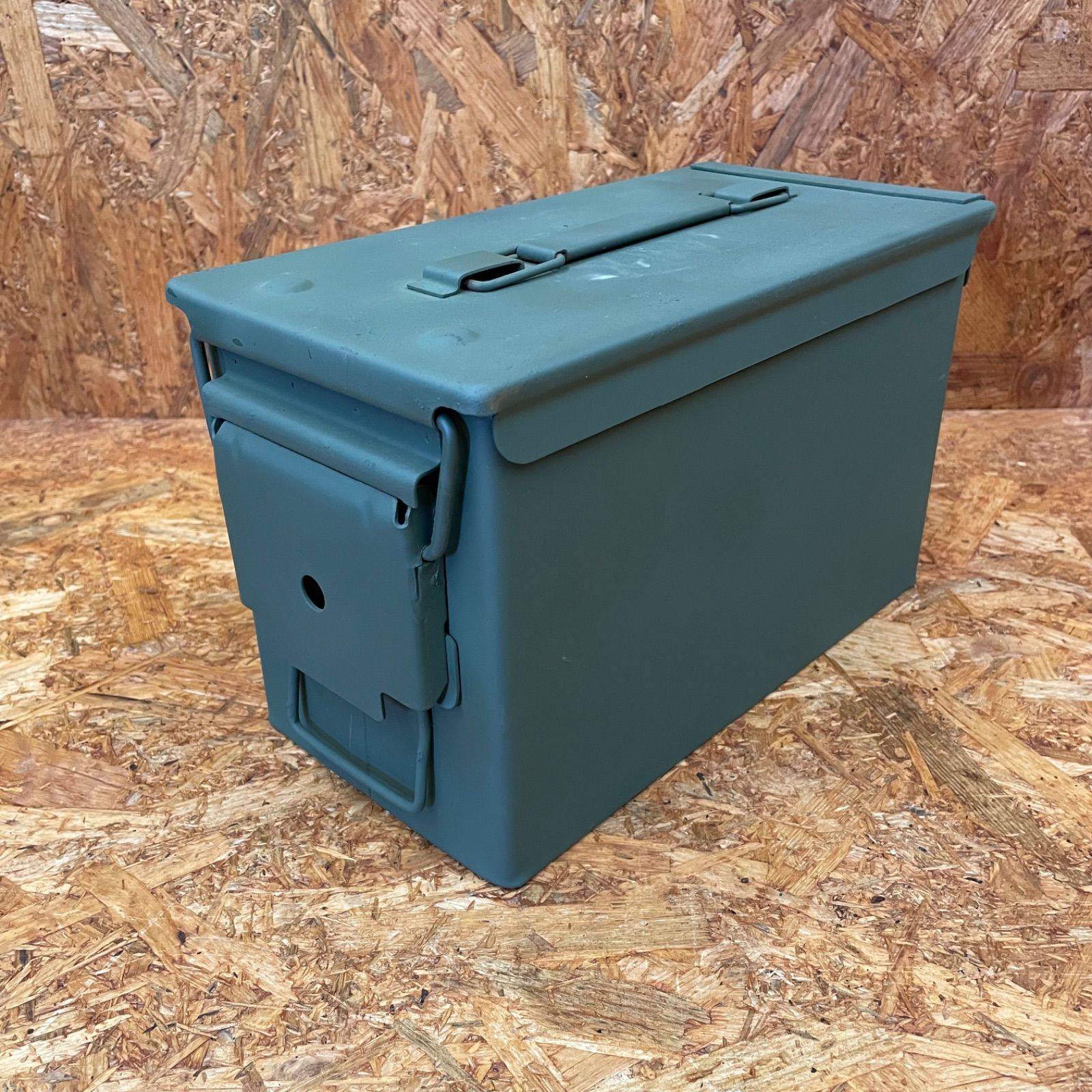 【2】MILITARY 米軍放出品 アンモボックス 弾薬箱 アンモ缶 USA ミリタリー アメリカ サバゲー 弾薬ケース 工具箱 ツールボックス ユーズド USED