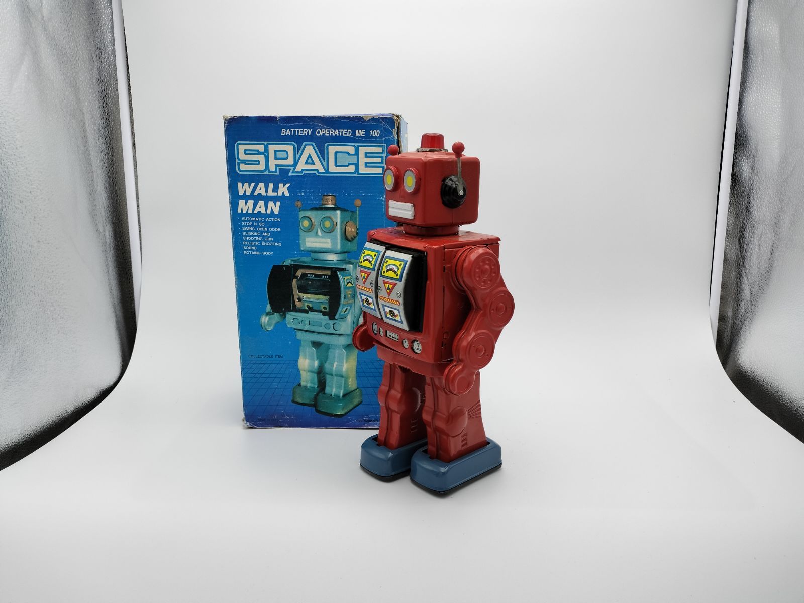 美品❗️SPACE WALK MAN ブリキロボット 希少】スペースウォークマン 最新 SPACE WALKMAN ブリキロボット 昭和