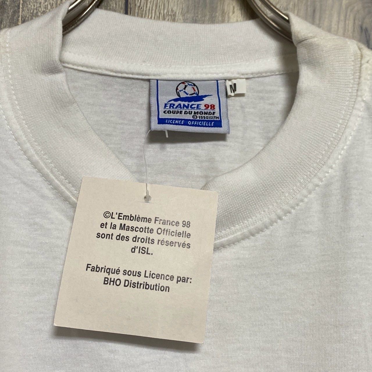 新品 FRANCE 98 1998 FIFA World Cup ワールドカップ サッカー 綿 半袖