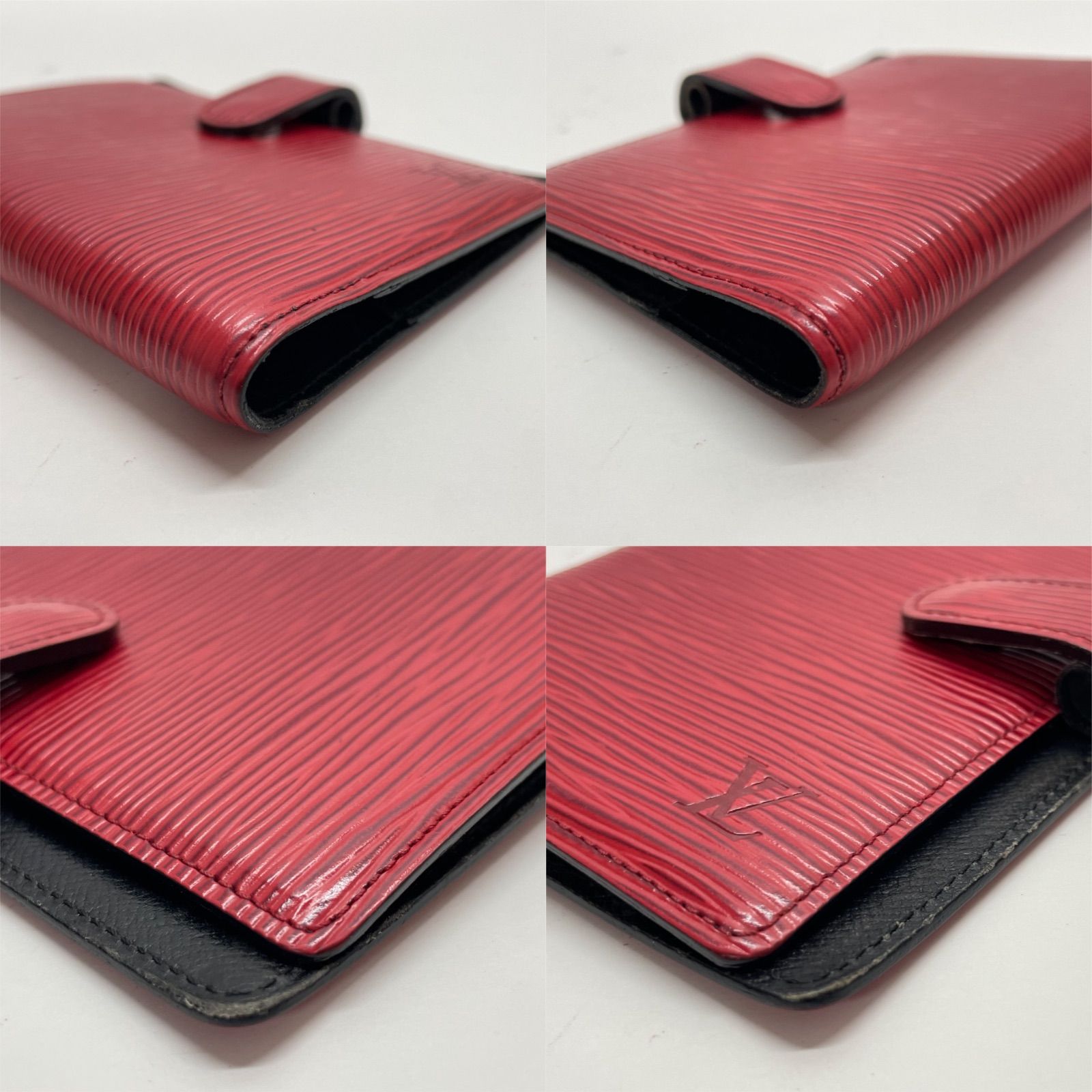 薄紅：ルイ・ヴィトン　エピ　ミニ手帳カバー　美品 LOUIS VUITTON ルイヴィトン 手帳カバー /ミニサイズ レディース