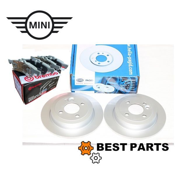 BMW MINI リアパット リアローターセット R50 52 53 初期型 センサー 車両用 34216762871 34216774987 純正OEM