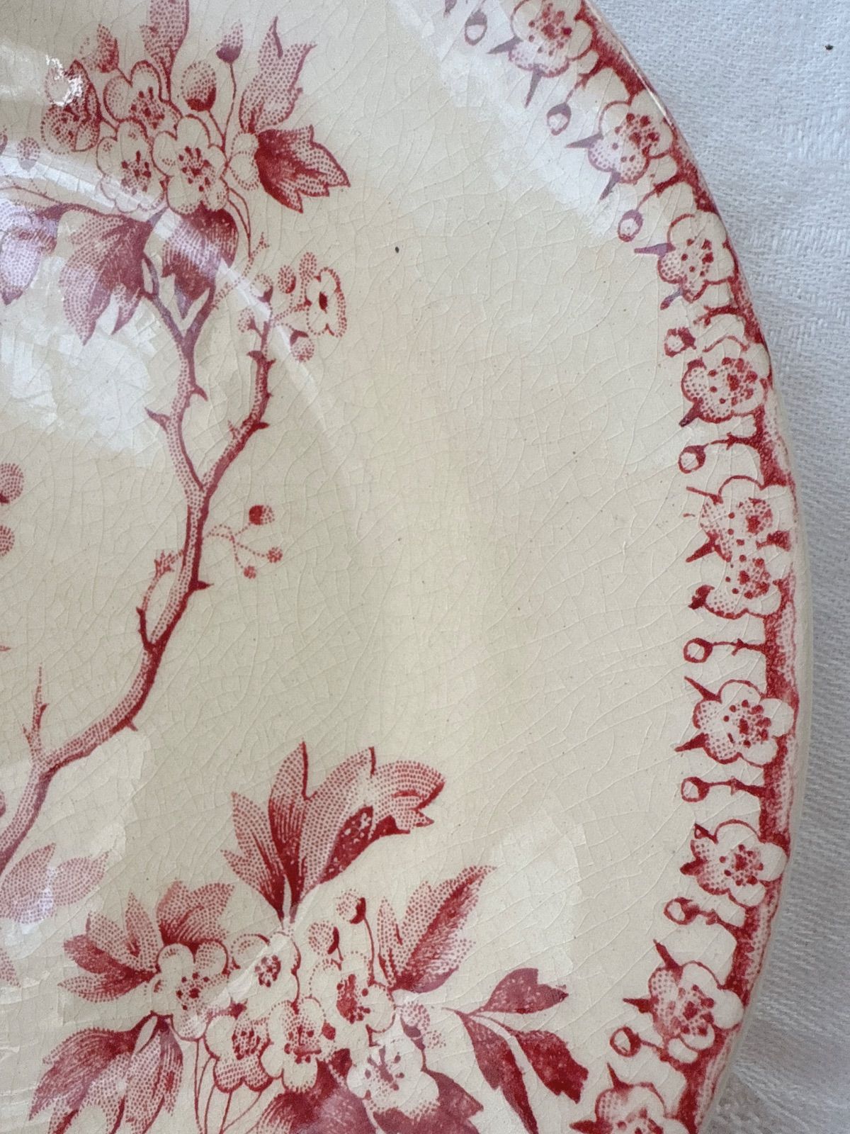 Gien Aubépine ジアン オベピーヌ フランス アンティーク デザート