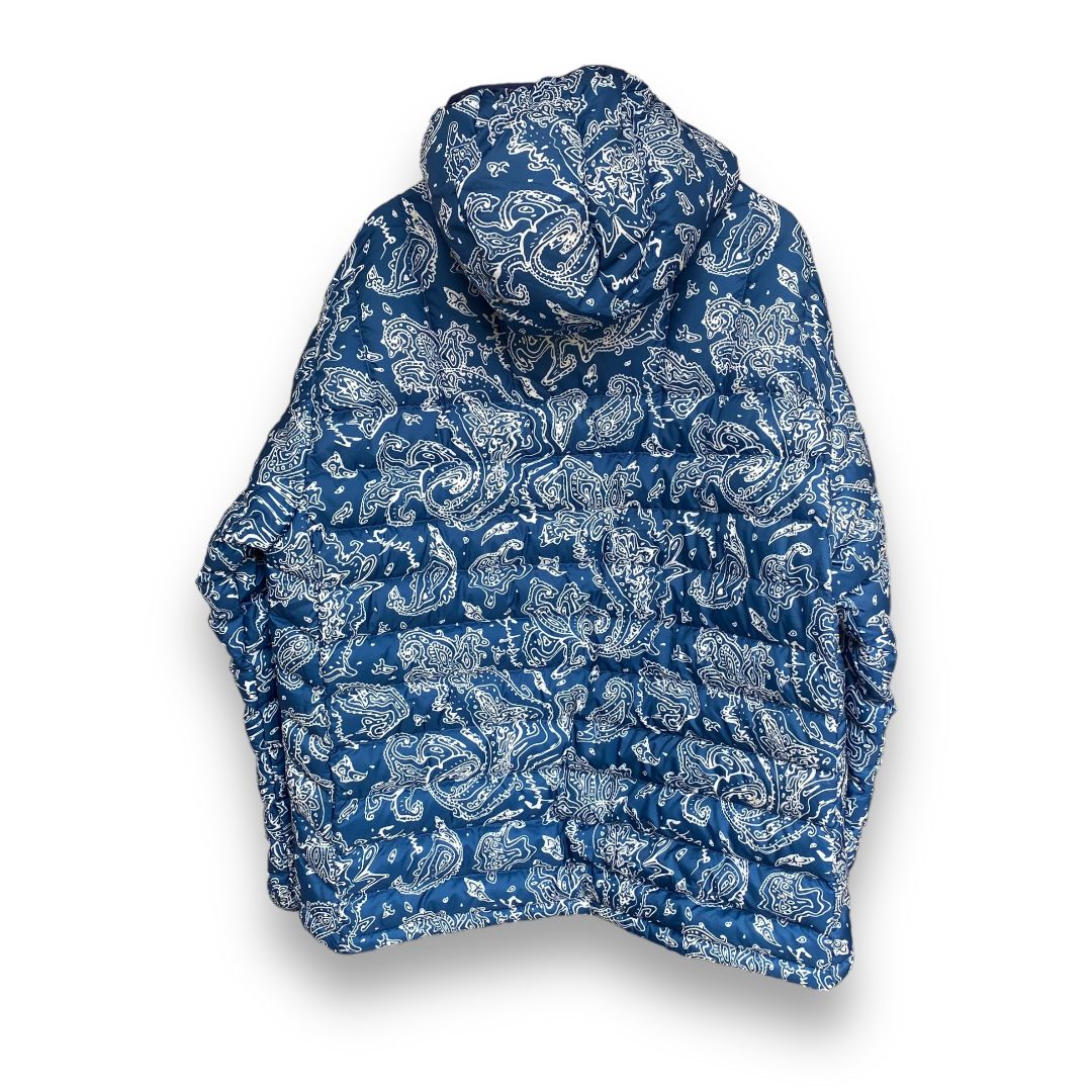 SUPREME 22AW Micro Down Half Zip Hooded Pullover Blue Paisley - メルカリ