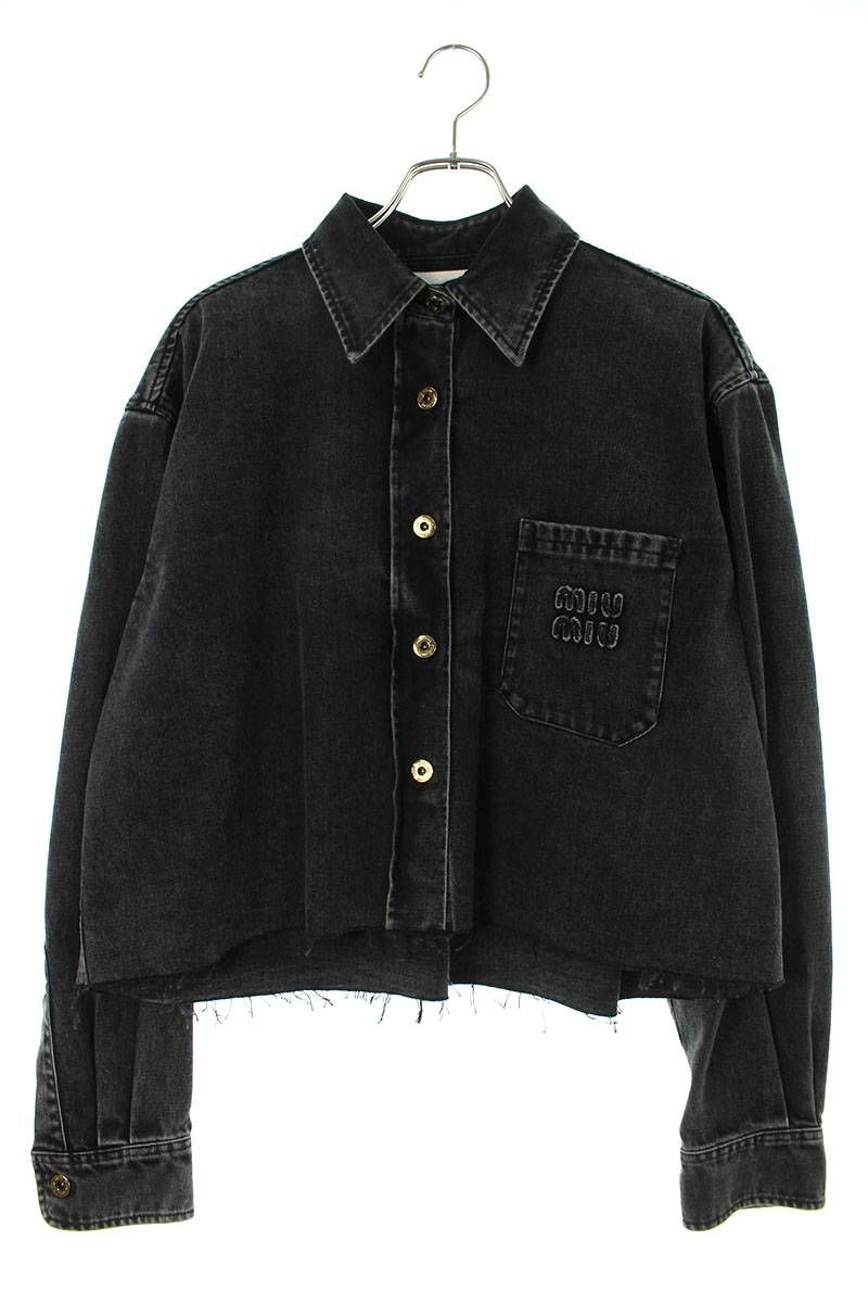 miumiu 23AW クロップドデニムジャケット miumiu 23AW クロップドデニムジャケット - メルカリ