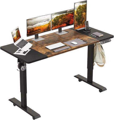 未開封／Radlove 電動昇降式デスク／ビンテージ×ブラック 未開封／Radlove 電動昇降式デスク／ビンテージ×ブラック