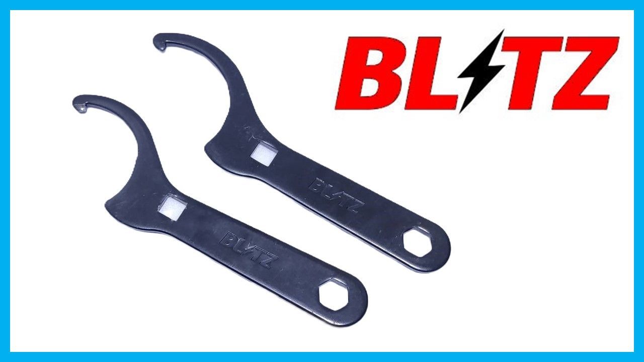 み BLITZ ZZ-R 車高調 フックレンチ ブリッツ フロントショック用 2