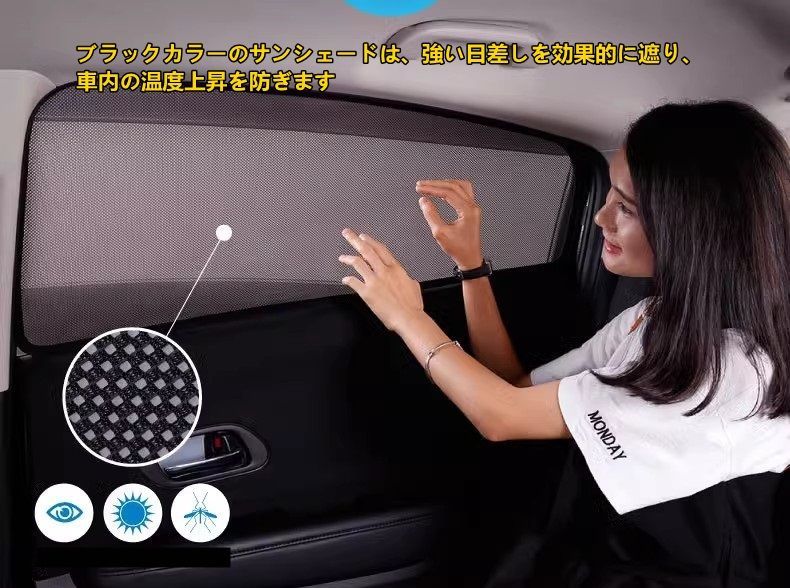 ウインドディフレクター サイドウィンドウディフレクター車の