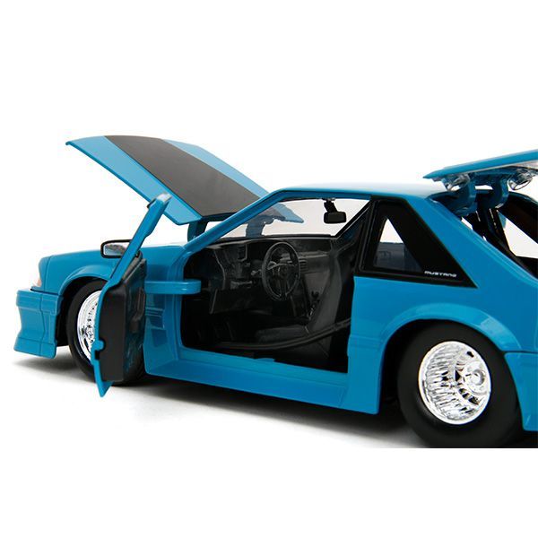 JADATOYS 1:24 ワイルドスピードダイキャストカー 1989 FORD