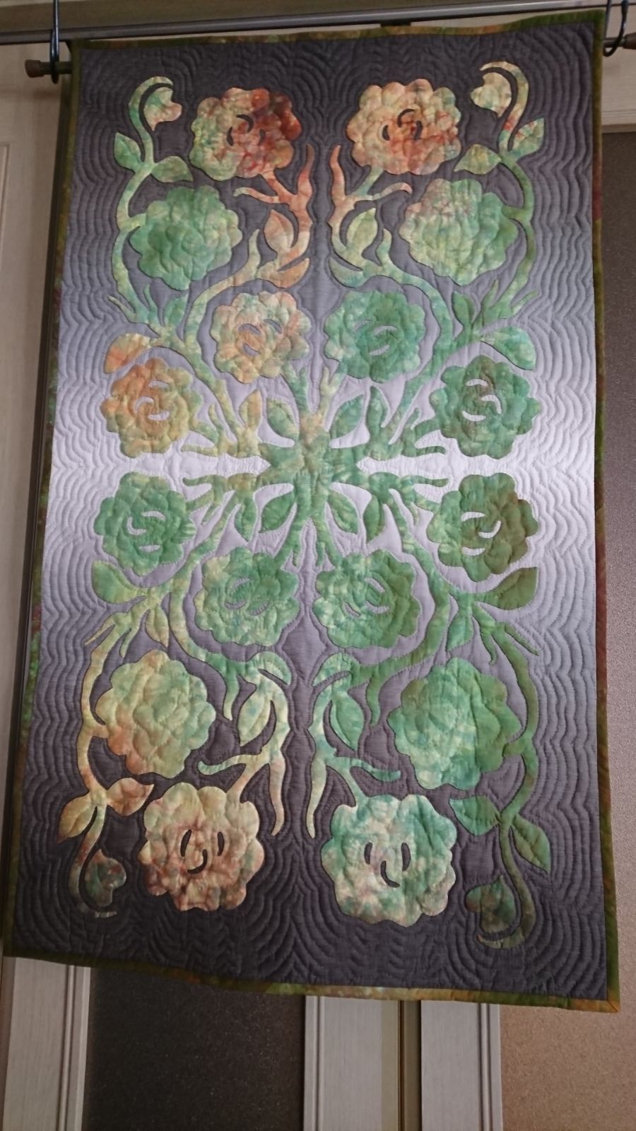 ハワイアンキルト❤️ロケラニ❤️テーブルセンター&タペストリー