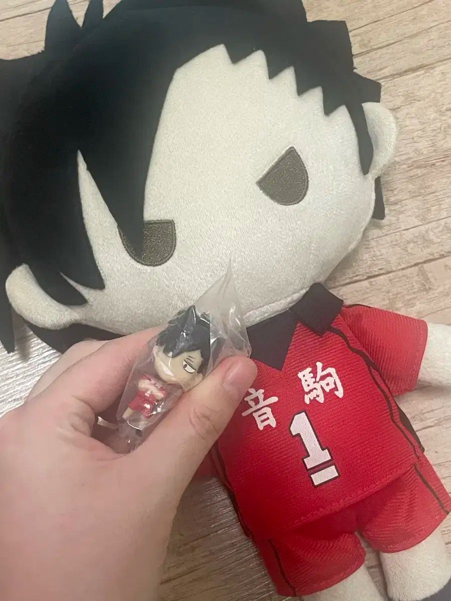 ハイキュー 黒尾 黒尾 鉄朗 ぬいぐるみ ペン ポーチ ガチャ 出品