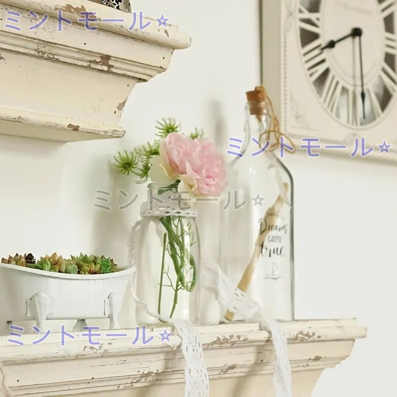 ウォールシェルフ 飾り棚 壁掛けラック フレンチレトロ ヴィンテージ