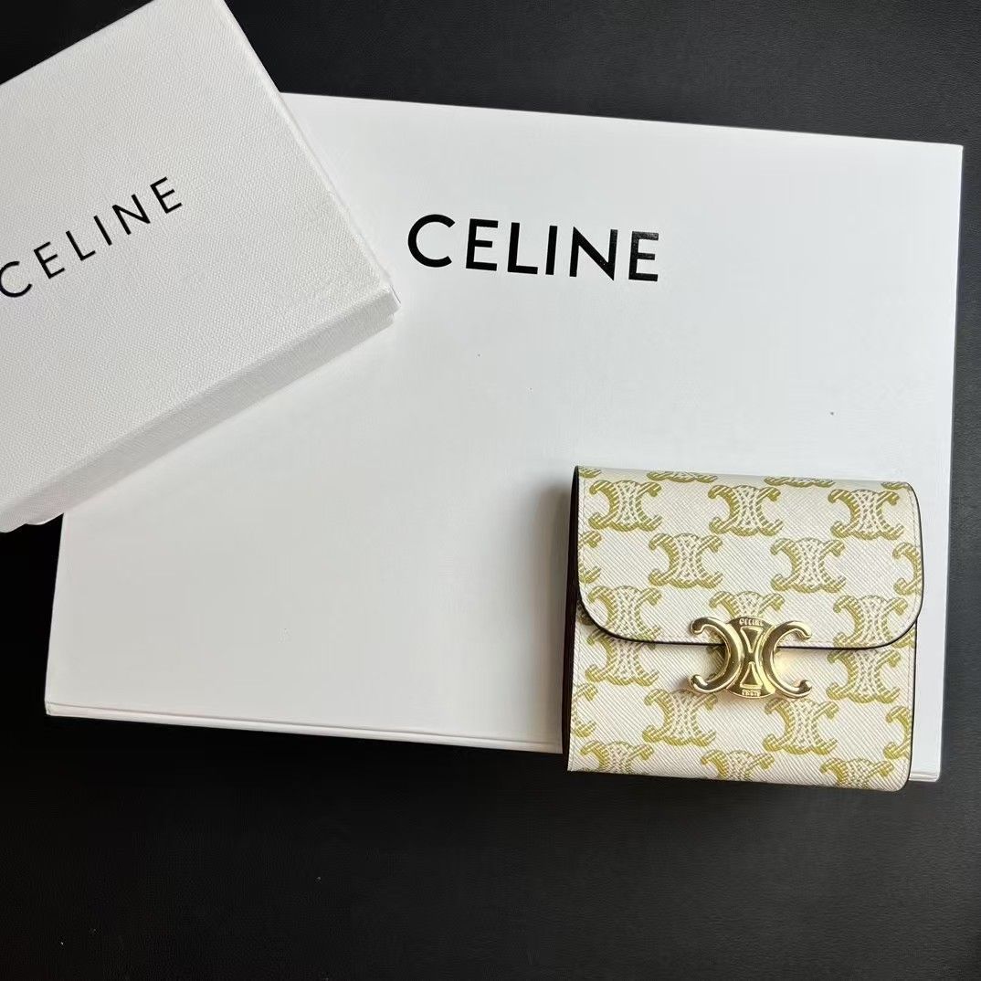 【最終値下げ】新品未使用CELINE財布 未使用品】最終値下げ CELINE セリーヌ ウォレット 長財布 小銭
