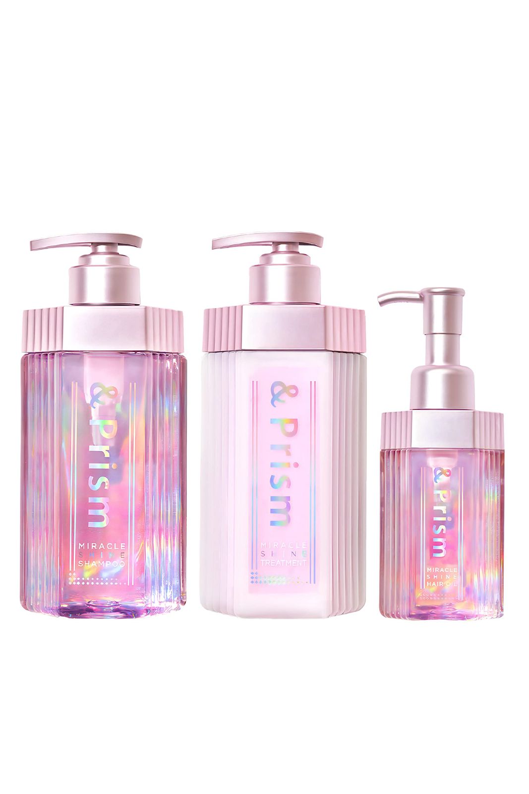 u0026Prism [ アンドプリズム ] ダイヤモンドシャイン ヘアオイル 3点セット [ シャンプー/トリートメント/ヘアオイル ] [キンモクセイu0026ミモザの香り]