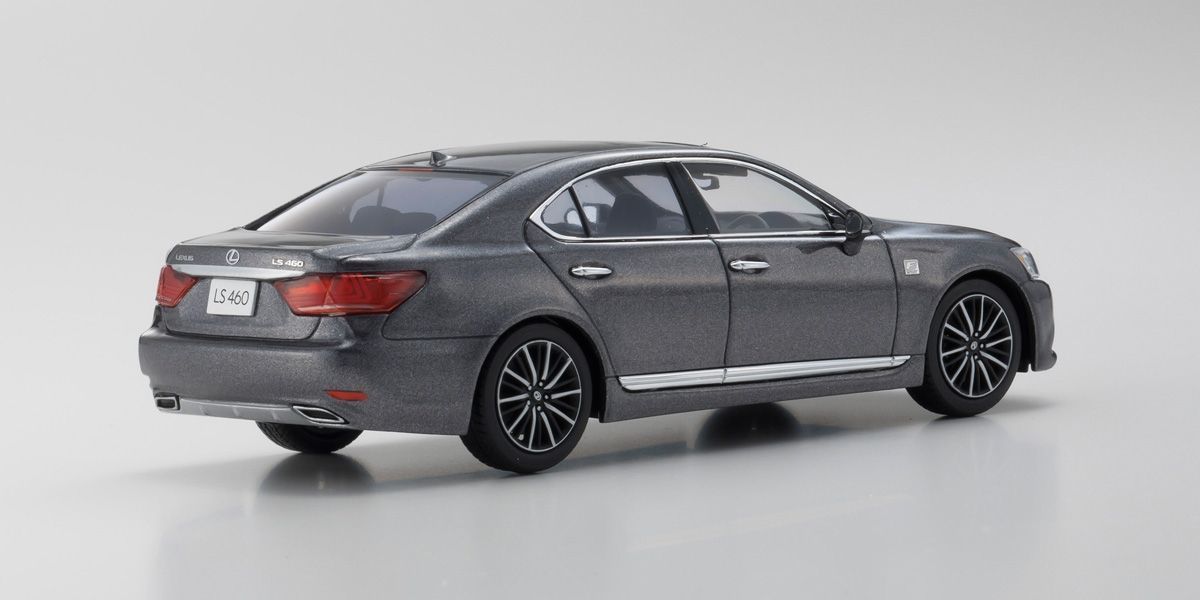 1/43 レクサス LEXUS LS460 Fスポーツ ミニカー 後期 マーキュリーグレー-