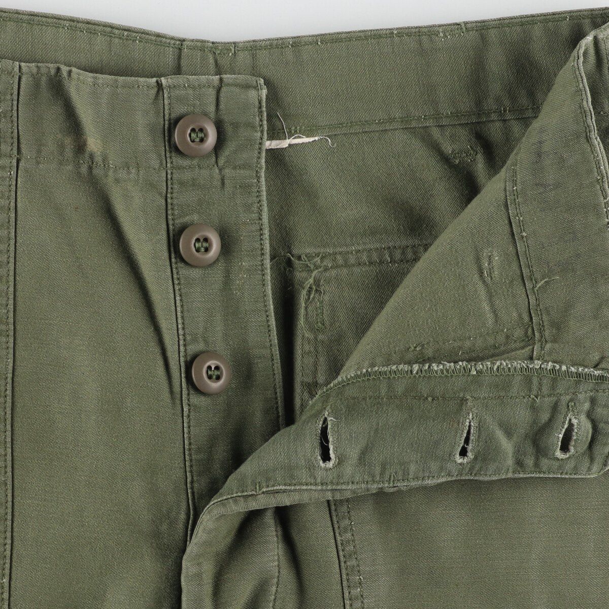 N*O様 60s　米軍　OG-107　ベイカーパンツ　1st　カーゴパンツ　古着 60s 米軍 実物 ヴィンテージ ベイカーパンツ OG107 W30 L33