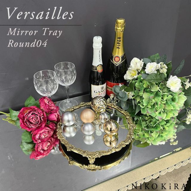 大型高級感】アンティーク調ホワイトフレーム全身鏡 姿見 サロン向け