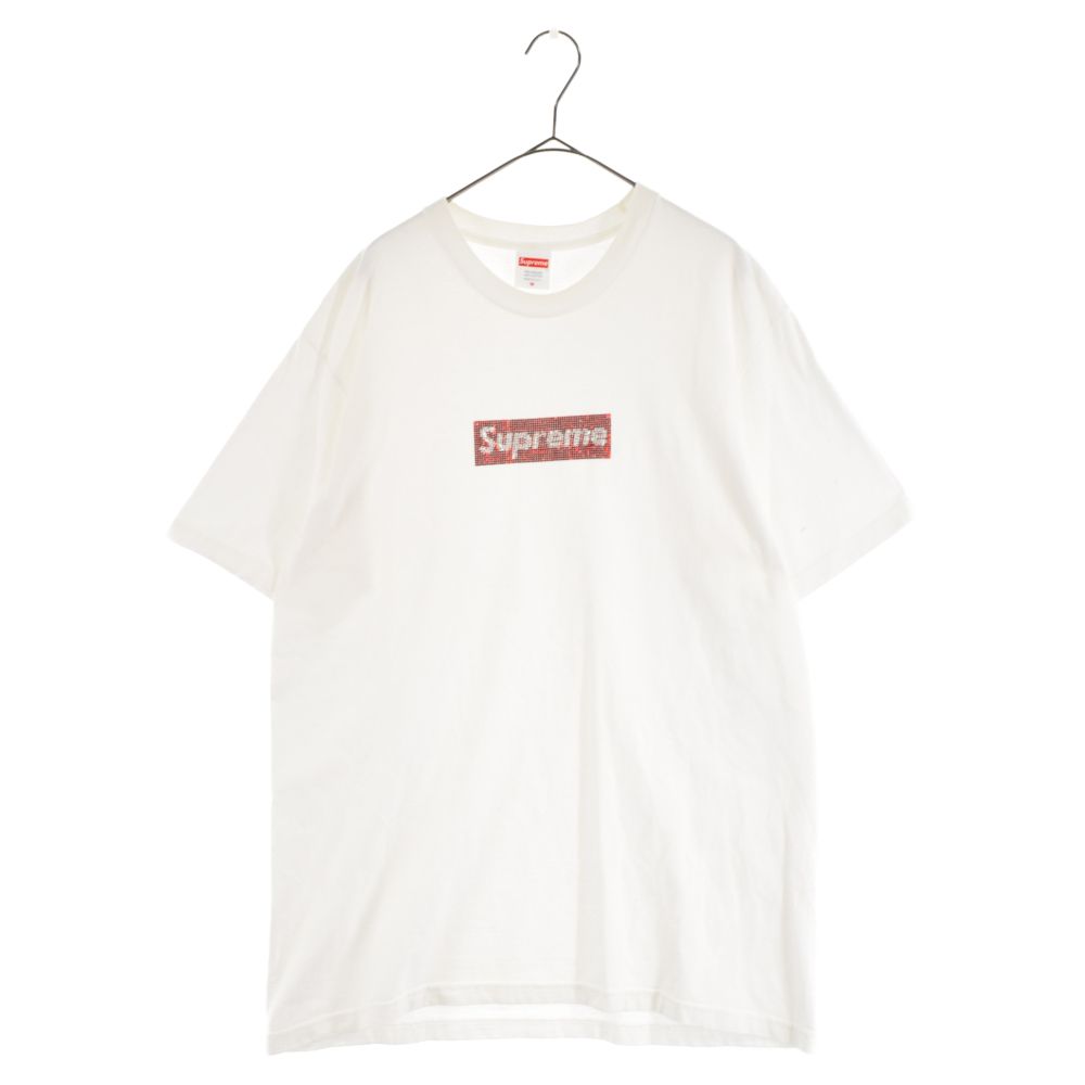 よろしくお Supreme 19ss supreme swarovski box logo teeの通販 by