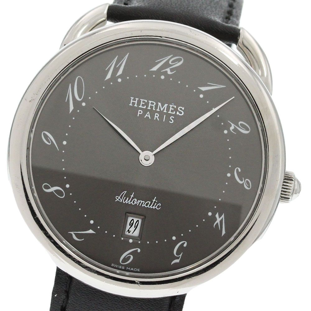 エルメス HERMES AR4.810 アルソー デイト 自動巻き メンズ_867325