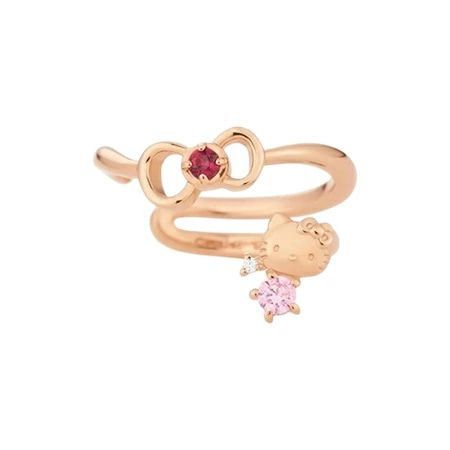 カナルヨンドシー Canal 4℃ カナル4℃ ハローキティコラボレーション HELLO KITTY シルバー カフリング