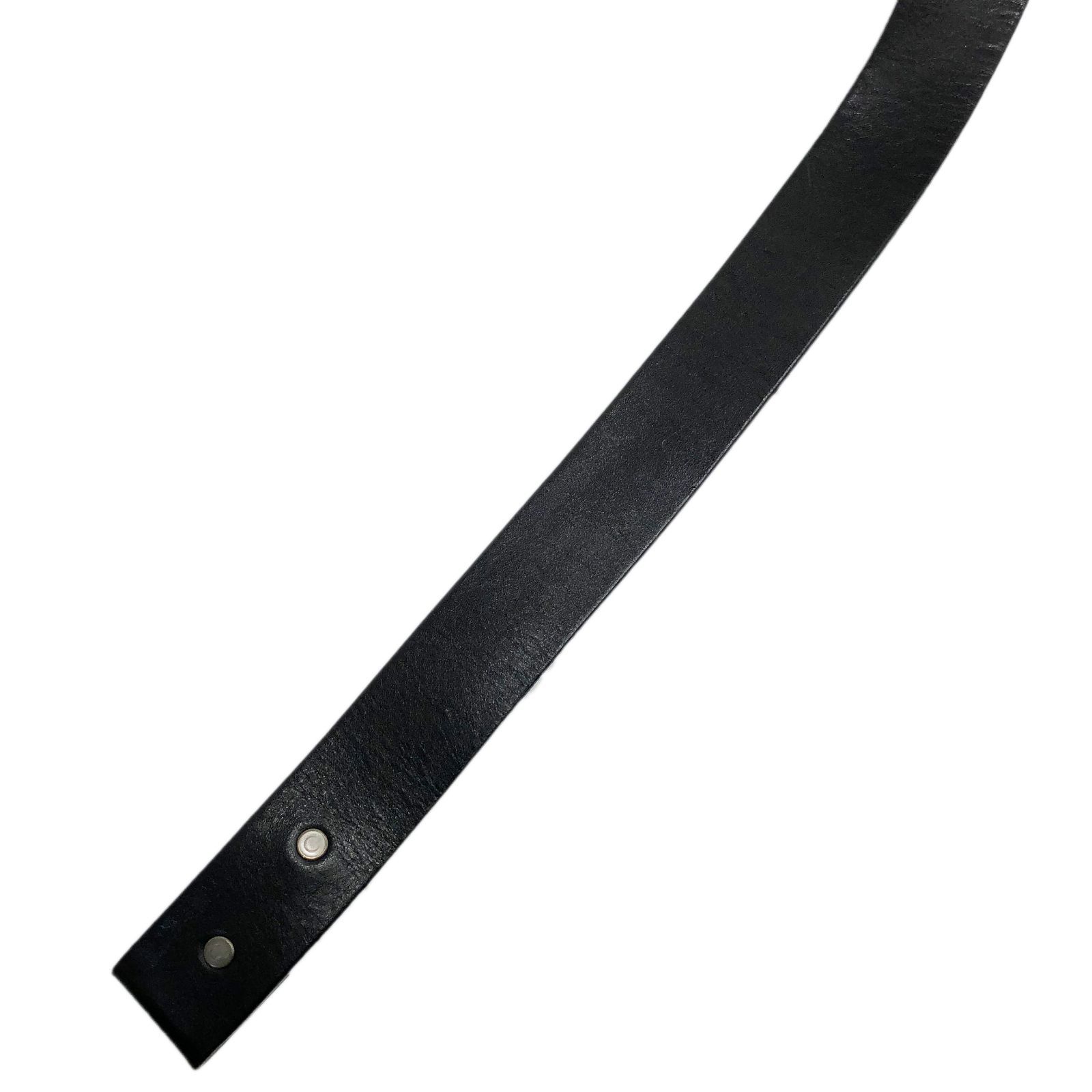 lucien pellat-finet ルシアンペラフィネ Leather Belt Black