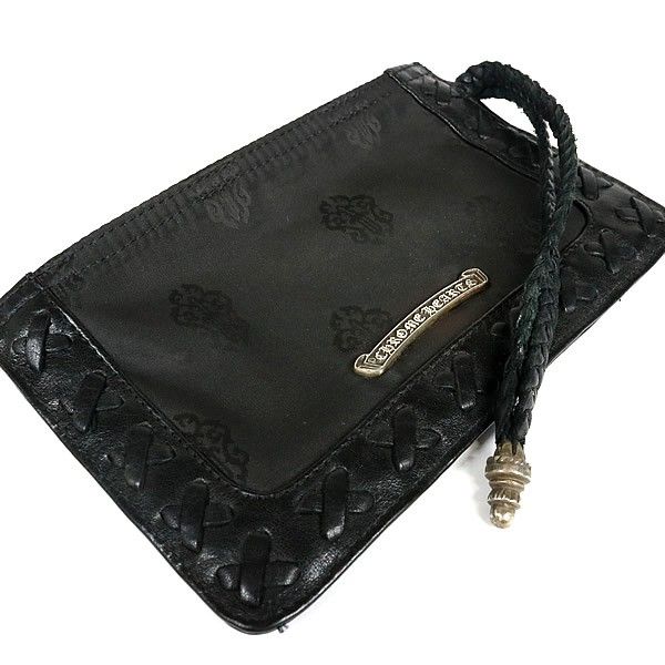 Chrome Hearts ケース チェンジパース ブラック ダガー CHROME HEARTS クロムハーツ（原本無） ZPR CHNG PURSE 2 ＃2