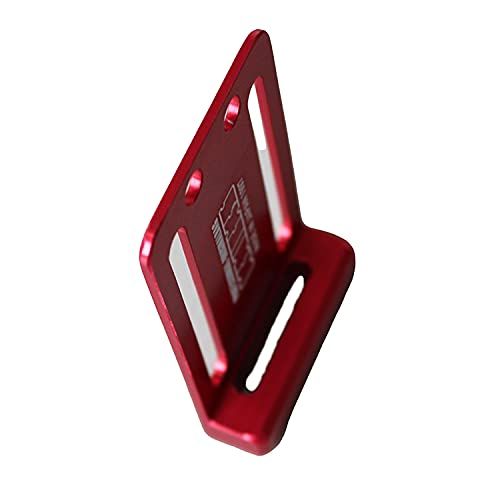 レッド アルミ総削出 赤 ALU-I-R KNICKS 腰袋 フック金具付電動工具用プレート 腰道具 ニックス 道具差し