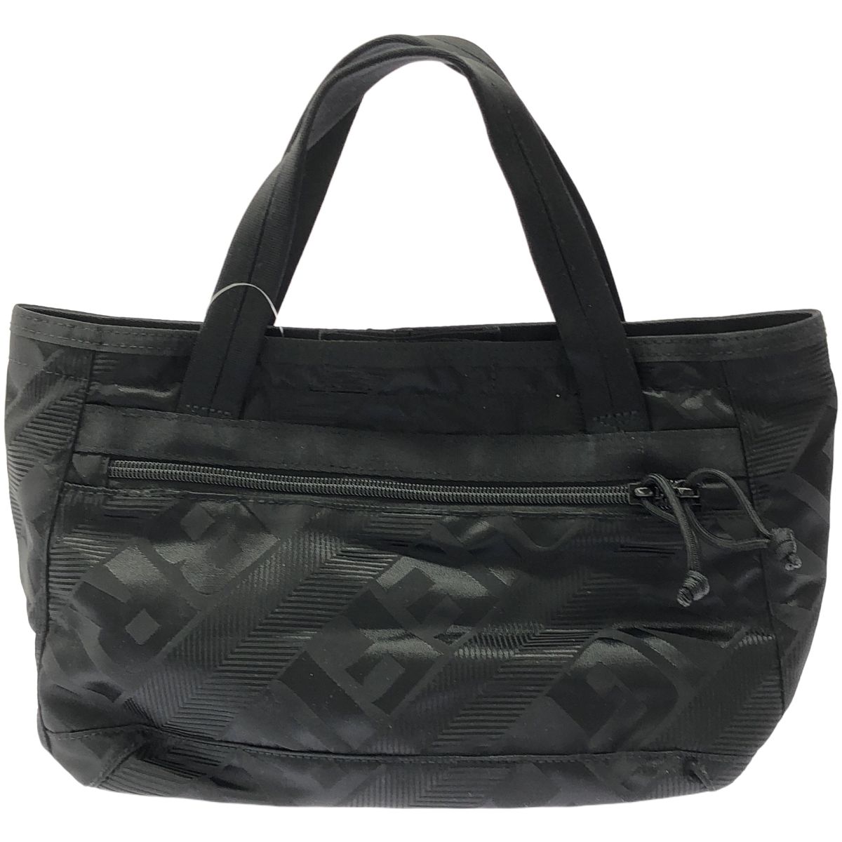 BRIEFING ブリーフィング 24SS HIDE LIGHTLY CART TOTE SH ロゴジャガードリモンタナイロンカートバッグ  ブラック