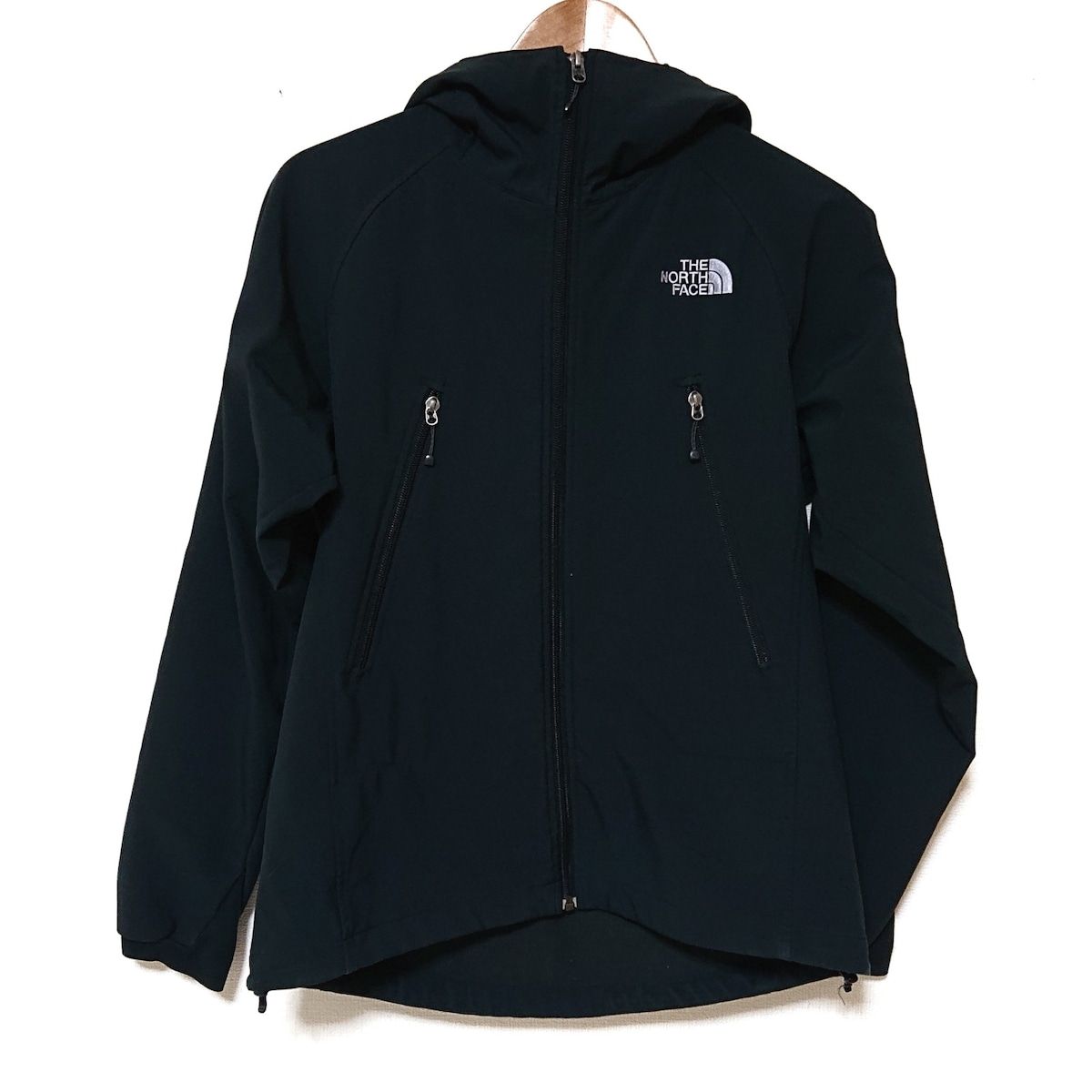 THE NORTH FACE(ノースフェイス) ブルゾン サイズM レディース - 黒 長袖/ジップアップ/秋/春