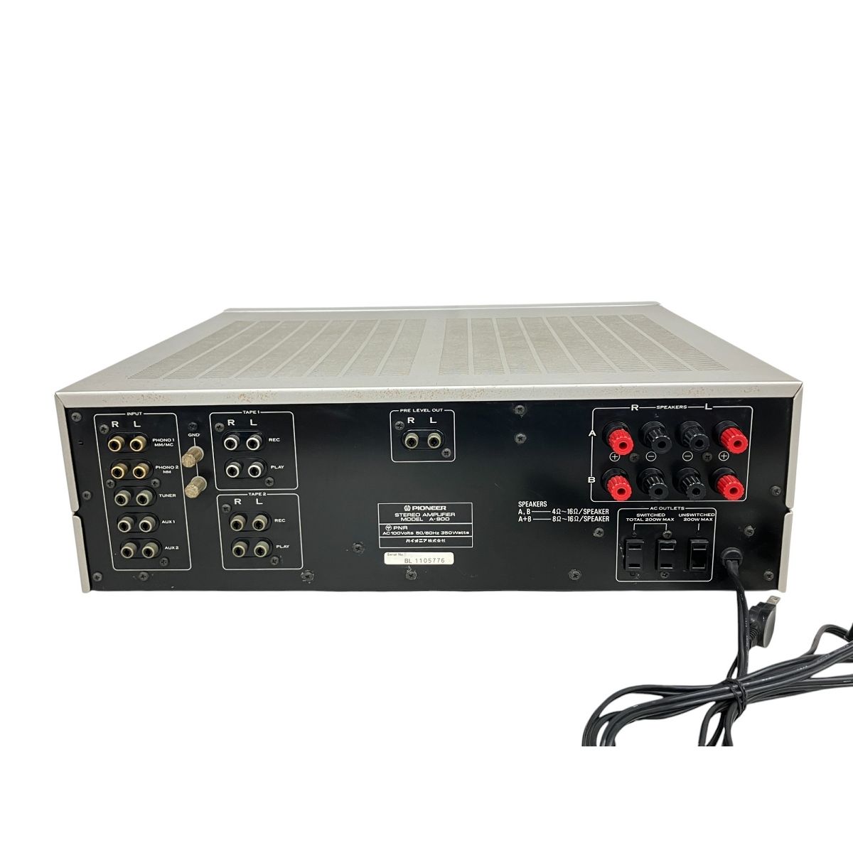 Pioneer パイオニア A-900 プリメインアンプ オーディオ機器