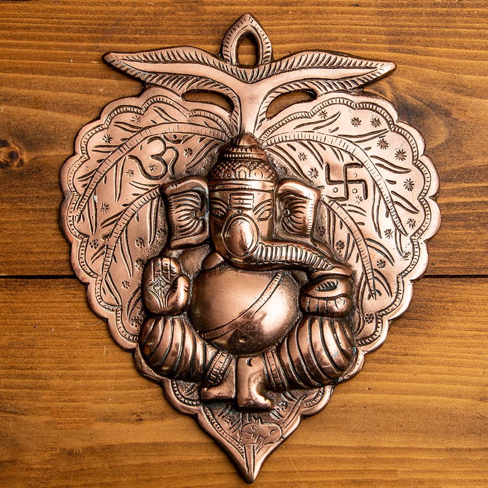 ガネーシャ　面　壁掛け ガネーシャ面壁掛け