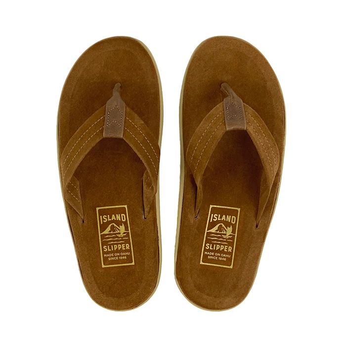 ISLAND SLIPPER アイランドスリッパ トングサンダル ブラウンスエード