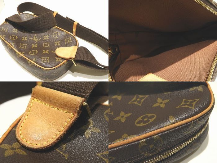 LOUIS VUITTON ヴィトン ポシェット ガンジュ ボディバッグ M51870 メンズ レディース 兼用 ショルダーバッグ モノグラム CA0043 7I