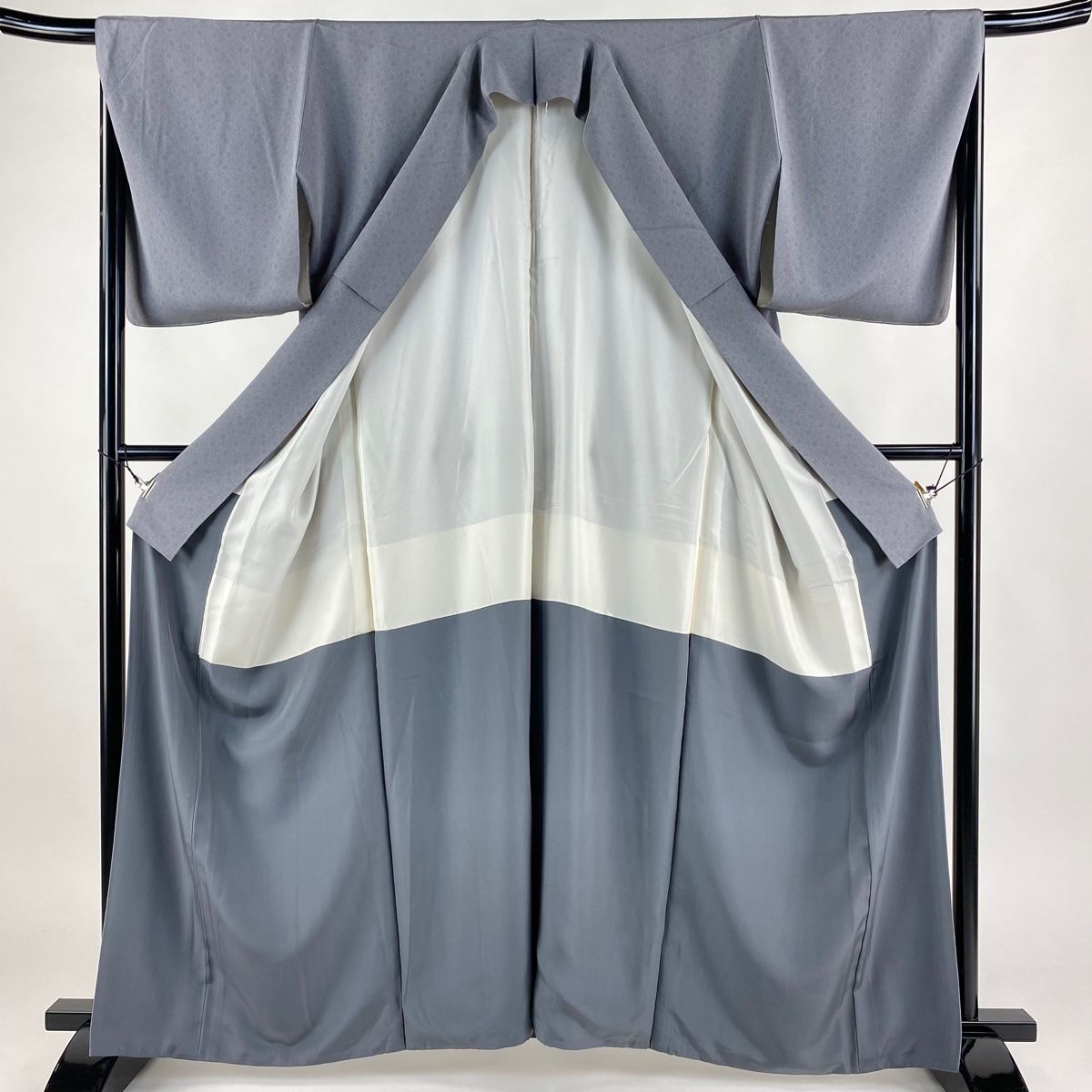 江戸小紋 身丈161cm 裄丈66.5cm M 袷 人間国宝 中村勇二郎 落款 証紙  