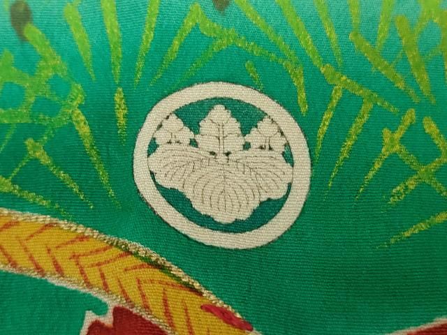 平和屋本店□極上 アンティーク 大正ロマン 振袖 お引きずり・お