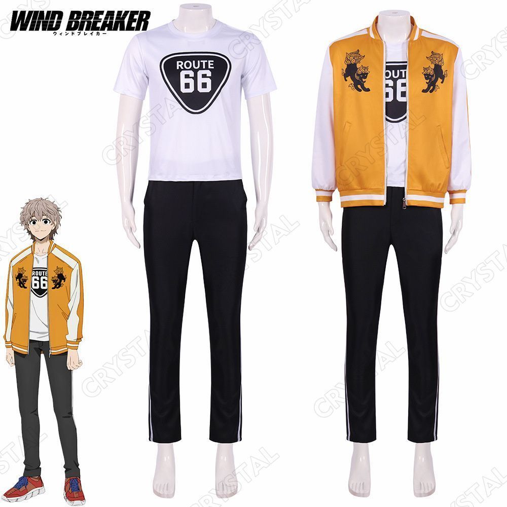 WIND BREAKER ウィンドブレイカー コスプレ 兎耳山丁子|とみやまちょうじ コスプレ衣装 獅子頭連 人気 キャラクター コスプレ用 イベント 仮装 舞台装 演出服 漫遊展 撮影用 観賞用 祭り 贈り物 誕生日 ハロウィン クリスマス